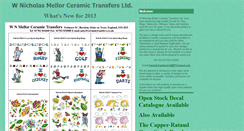 Desktop Screenshot of ceramictransfers.co.uk